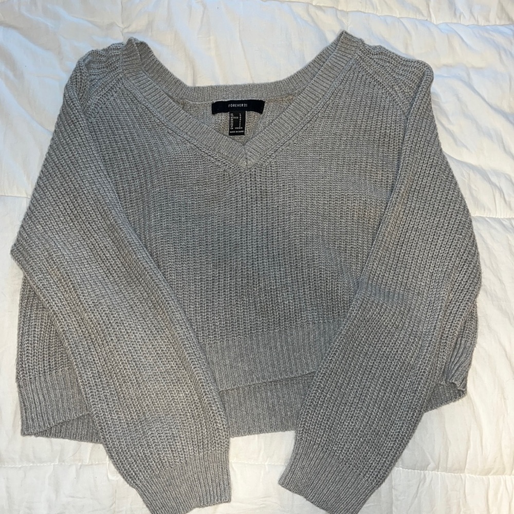 Light but warm gray sweater from F21